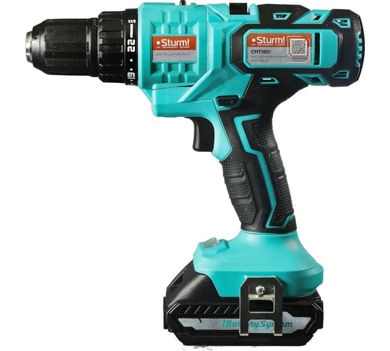 Аккумуляторный шуруповерт-мультитул Sturm 4в1 1BatterySystem CMT1801, 18 В, 40 Нм, 2 А·ч детальное изображение - 10