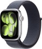Умные часы Apple Watch Series 11 46 мм, Silver Aluminium Case with Anchor Blue Sport Loop, GPS + Cellular, Голубой вариант - 1