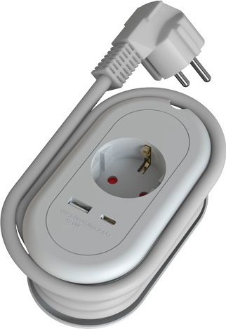 Сетевой фильтр Ritmix RM-211C, 2 м, Черный детальное изображение - 1