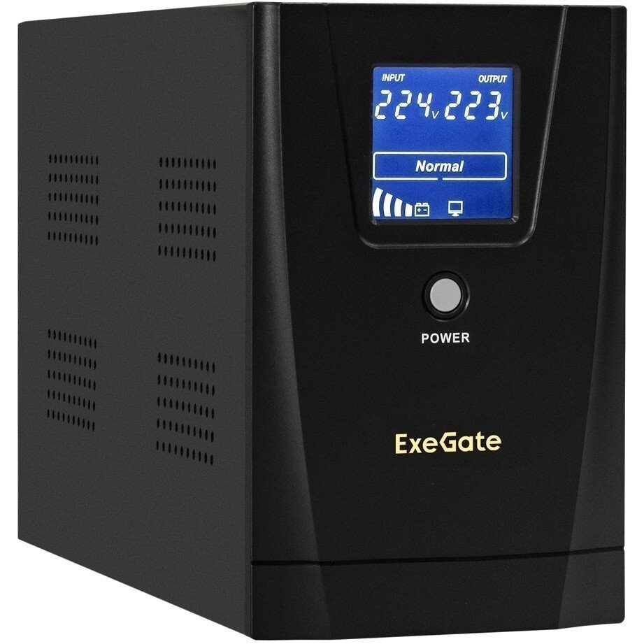 ИБП ExeGate SpecialPro Smart LLB-2000.LCD.AVR.2SH.RJ.USB детальное изображение - 1