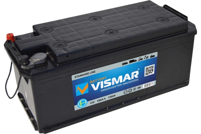 Аккумулятор VISMAR ST, Обратная полярность, 4660003793833, 190 А*ч №1