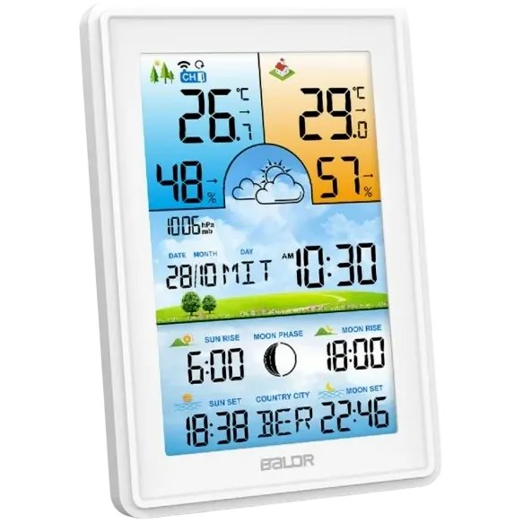 Метеостанция BALDR B0360WST2H2PR-V2, Белый детальное изображение - 3