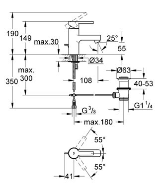 Смеситель Grohe Lineare 32115000 детальное изображение - 2