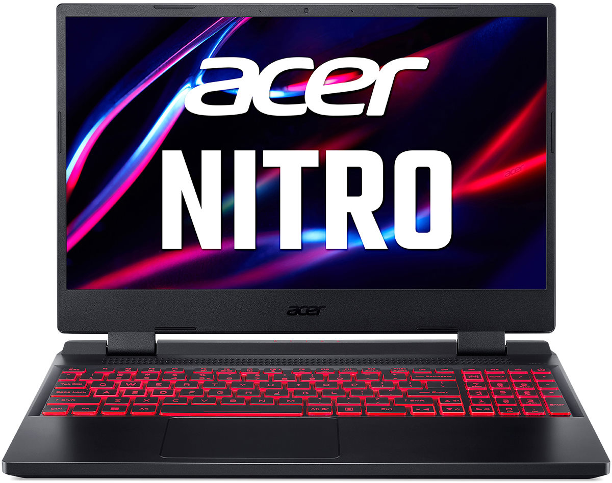 Ноутбук Acer Nitro 5 AN515-58 AN515-58-75ZE, RAM 16 ГБ, Черный, SSD 512 ГБ, GeForce RTX 3050 Ti детальное изображение - 1