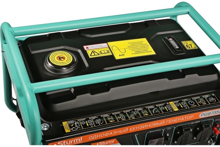 Генератор бензиновый Sturm PG8735NE, 3 кВт, Зеленый детальное изображение - 6