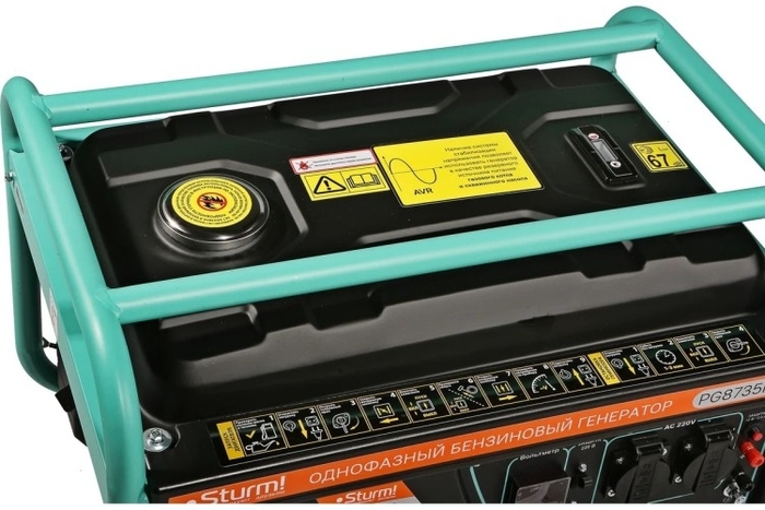 Генератор бензиновый Sturm PG8735NE, 3 кВт, Зеленый №6