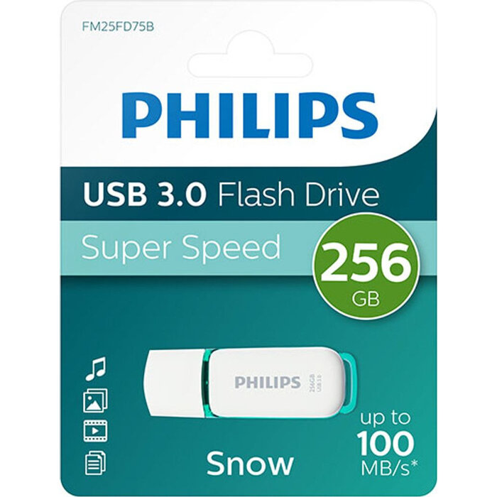 USB Flash накопитель Philips SNOW3.0 256 ГБ, синий №3