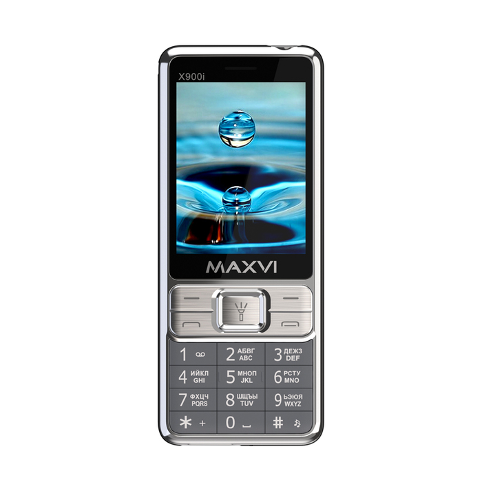 Мобильный телефон MAXVI X900i, 32 Мб, Серебристый, Dual mini-SIM №4