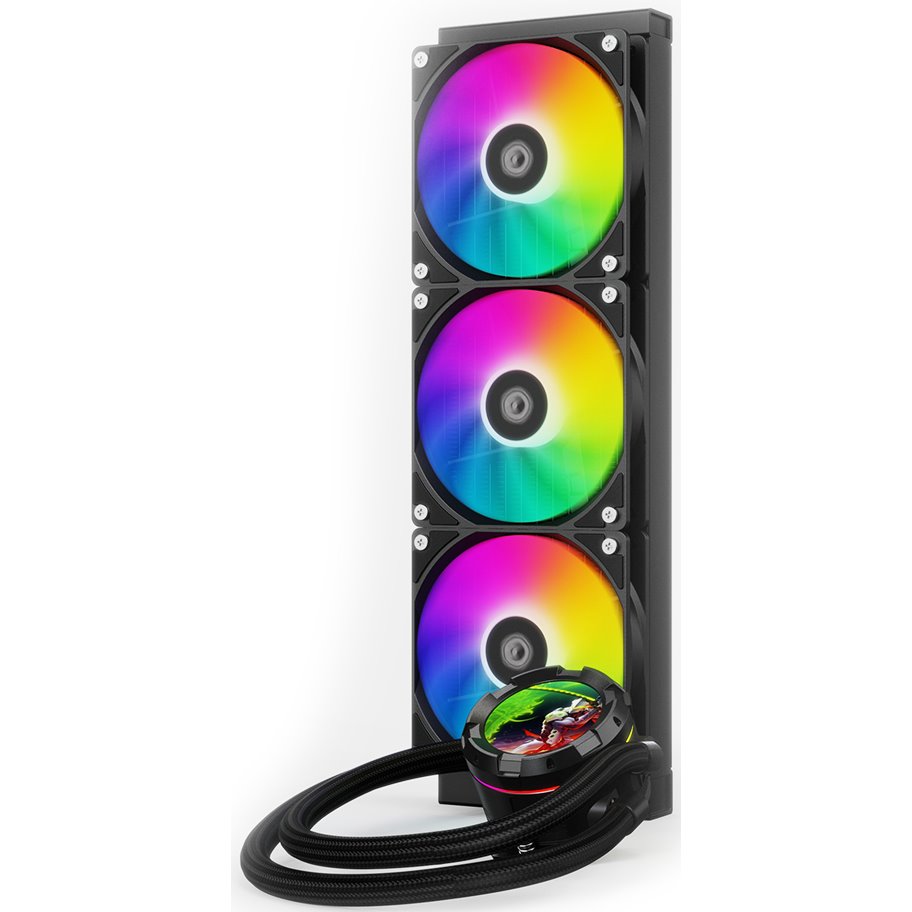 Система жидкостного охлаждения ID-COOLING SL360 XE, Черный детальное изображение - 2