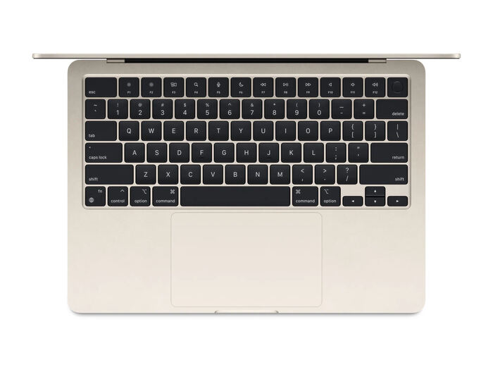 Ноутбук Apple MacBook Air 13 2024, RAM 8 ГБ, Starlight, SSD 1 ТБ, Apple graphics 8-core детальное изображение - 2
