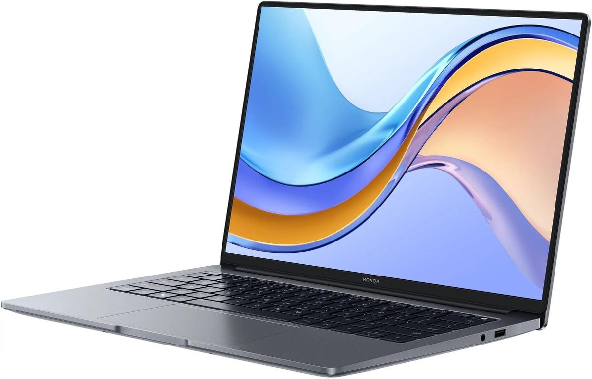 Ультрабук Honor MagicBook X14, RAM 16 ГБ, Cерый, 512 ГБ SSD, Intel UHD Graphics, Windows 11 Home, (5301AFKC) детальное изображение - 3