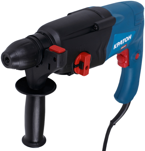 Перфоратор Кратон RHE-850-26S 3 07 01 023, 850 Вт, 2,5 Дж, 0-5100 уд/мин детальное изображение - 1