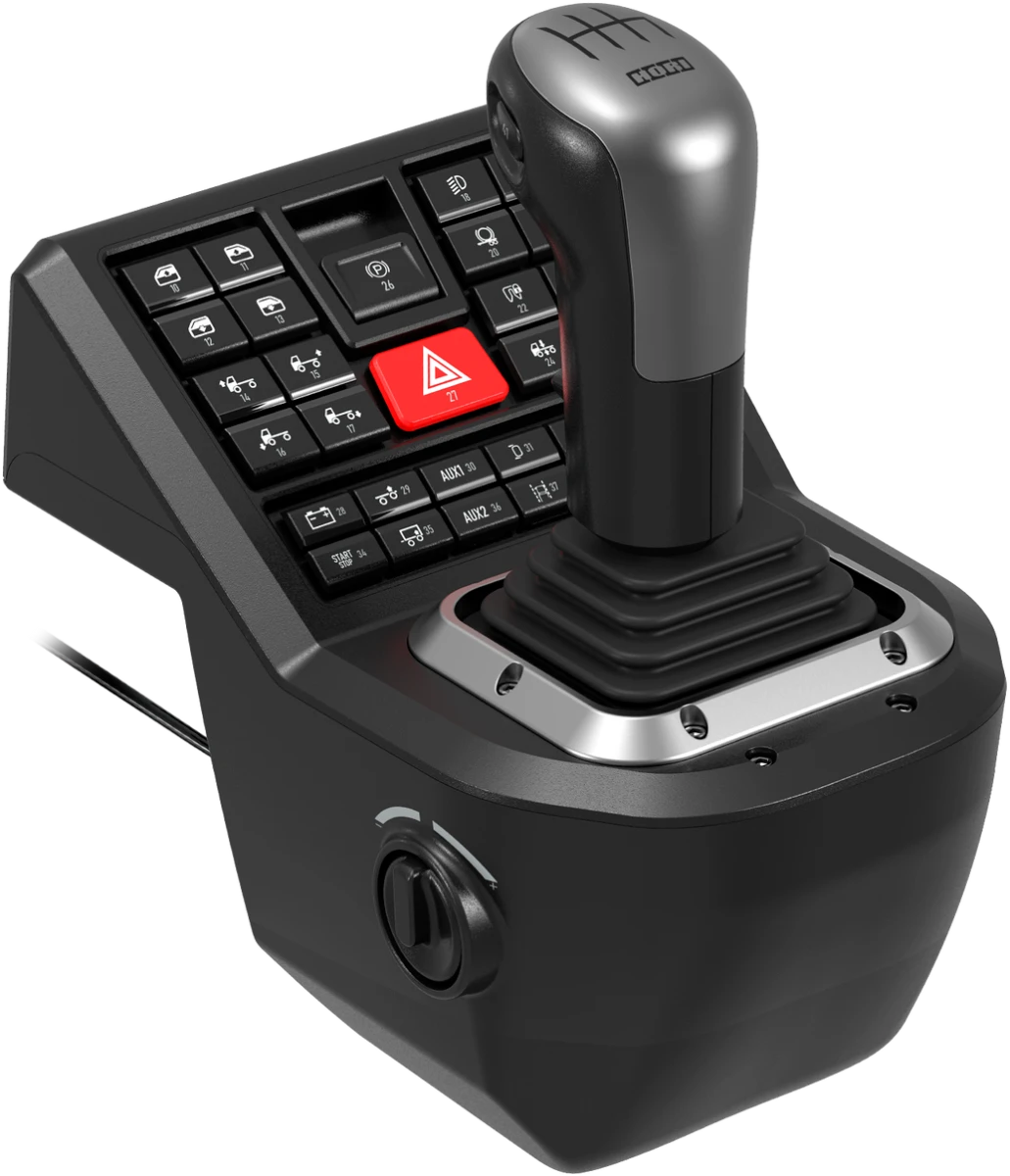 Руль Hori Force Feedback Truck Control, Черный детальное изображение - 4