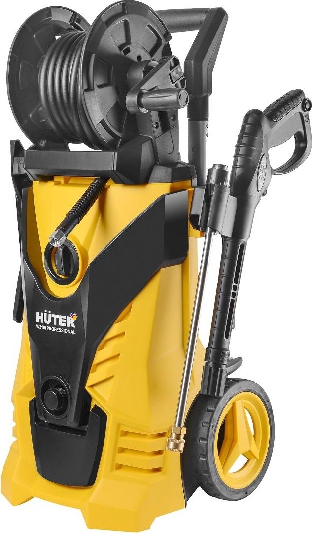 Мойка высокого давления HUTER W210i Professional, 2.6 кВт, 210 бар, Желтый детальное изображение - 2