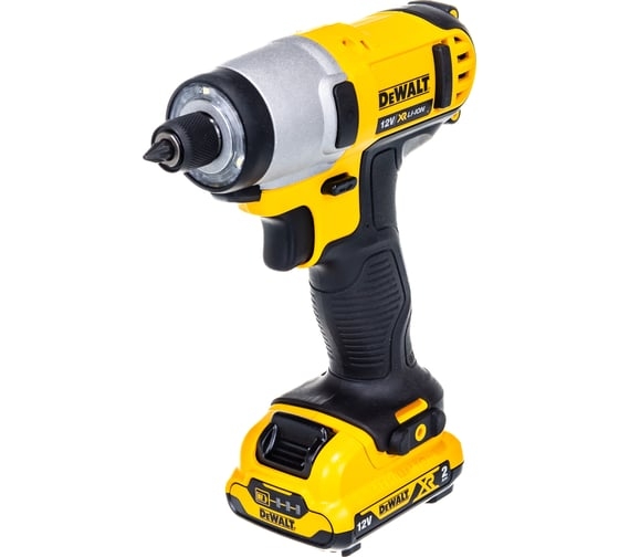 Аккумуляторный импульсный шуруповерт DeWALT DCF815D2-QW, 12 В, 107 Нм, 2 А·ч детальное изображение - 8