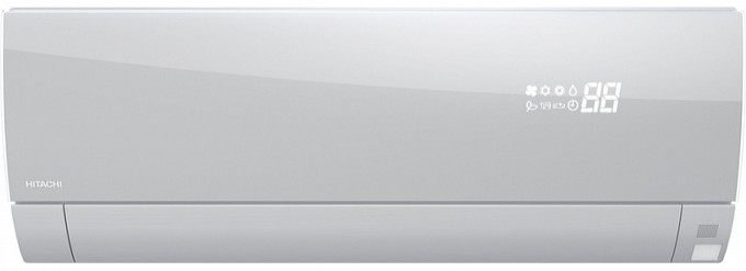 Кондиционер Hitachi RAK-25PSES/RAC-25WSE 25 м², серый детальное изображение - 1