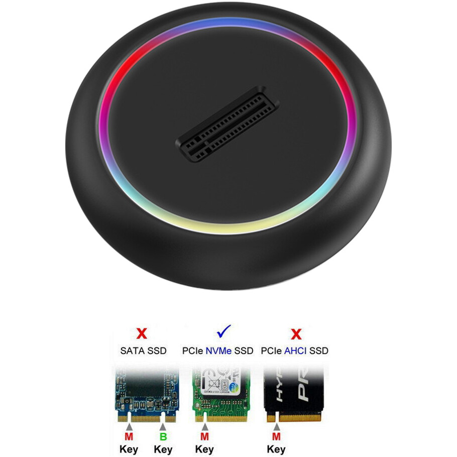 Док-станция для SSD Orient UHD-524LED, Чёрный детальное изображение - 2