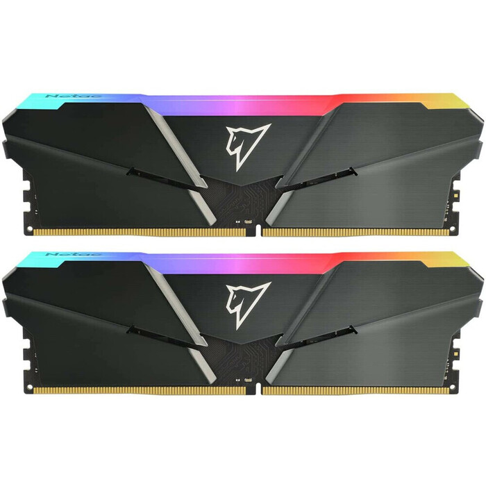 Оперативная память Netac Shadow RGB DDR4 3600MHz, NTSRD4P36DP-16E, 2x8 Гб KIT, 16 Гб №1