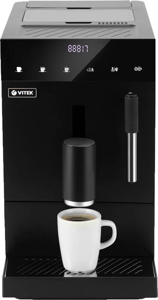 Кофемашина Vitek Metropolis VT-8701, Черный №3