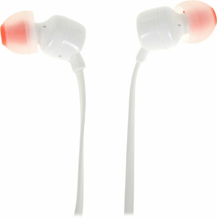 Проводные наушники JBL T110, Белый №2