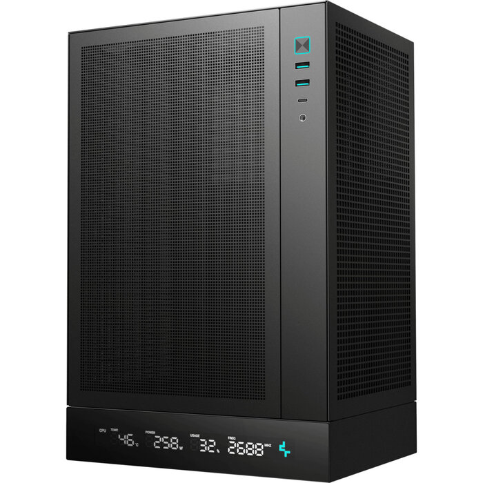 Корпус DeepCool CH170 DIGITAL, Черный №3