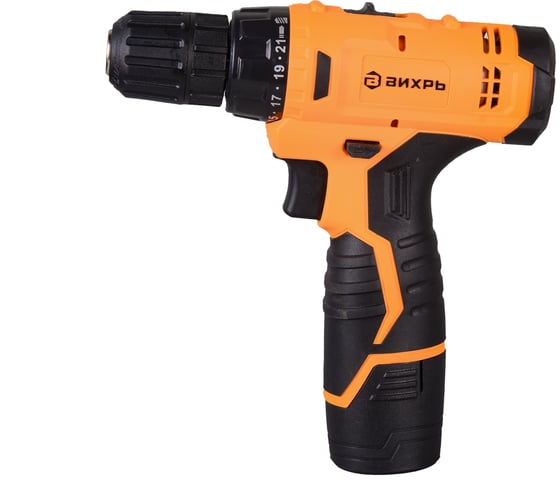 Аккумуляторная дрель-шуруповерт Вихрь ДА-12Л-2 72/14/14, 30 Нм, 12 В детальное изображение - 3