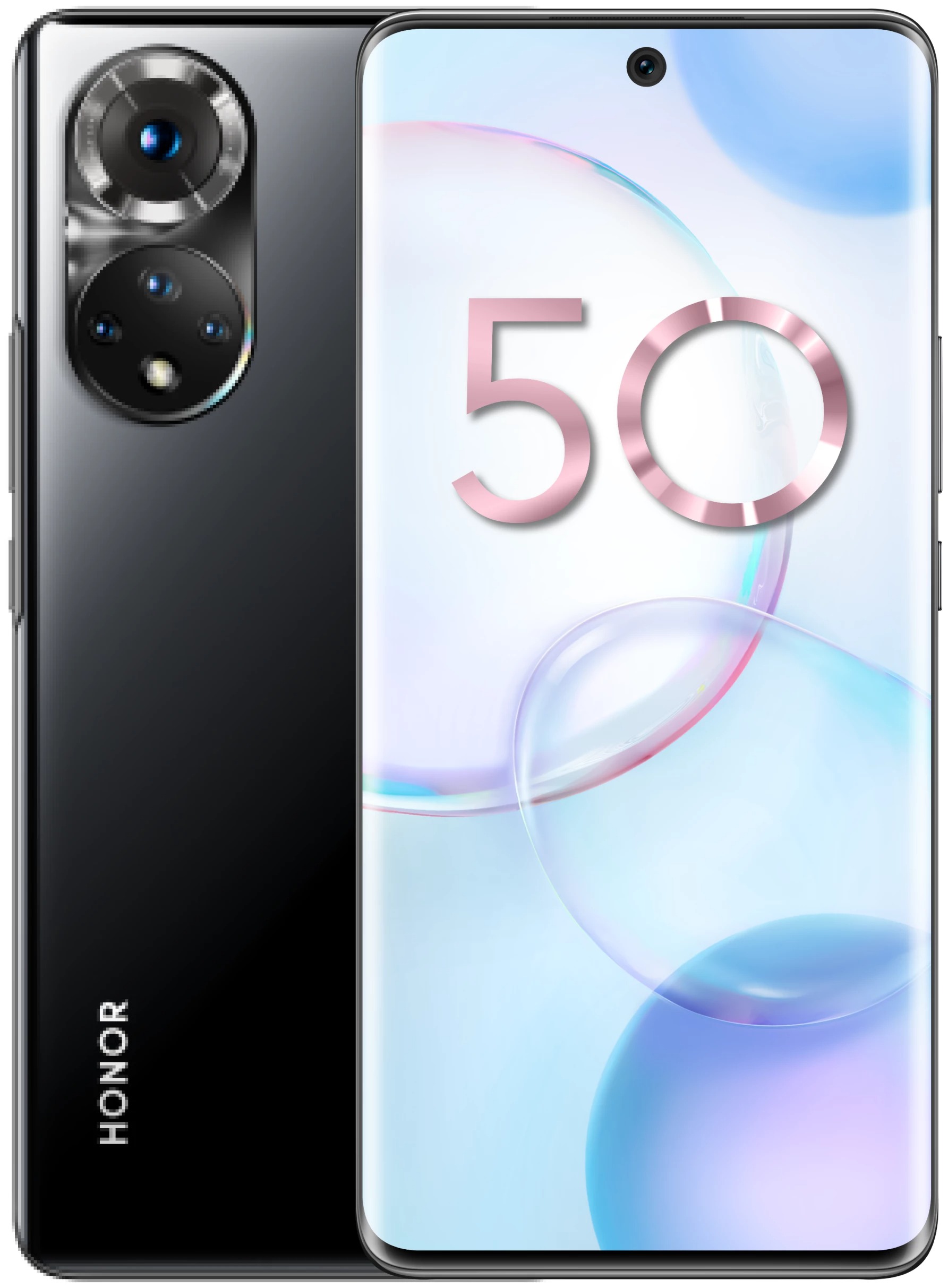 Смартфон Honor 50 128 Гб, Полуночный черный, Dual nano SIM детальное изображение - 1