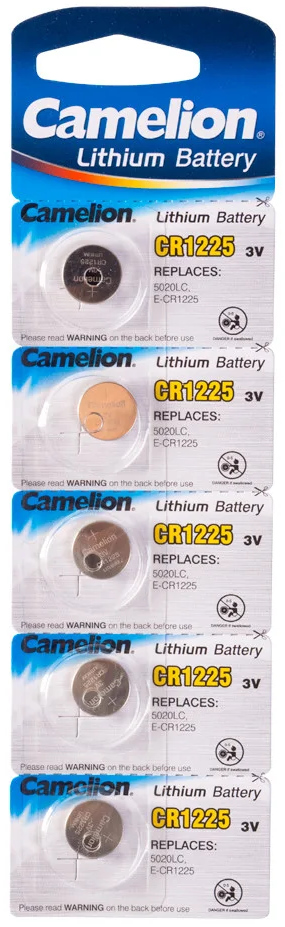Аккумулятор / батарейка Camelion 5xCR1225  детальное изображение - 1
