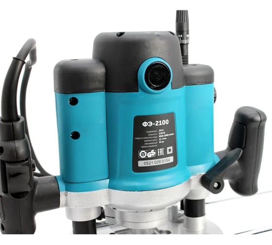 Фрезер ВАРЯГ ФЭ (8000-23000 об/мин,цанга (патрон)8/12 мм) (1/2) 003891, 2100 Вт, Голубой детальное изображение - 3