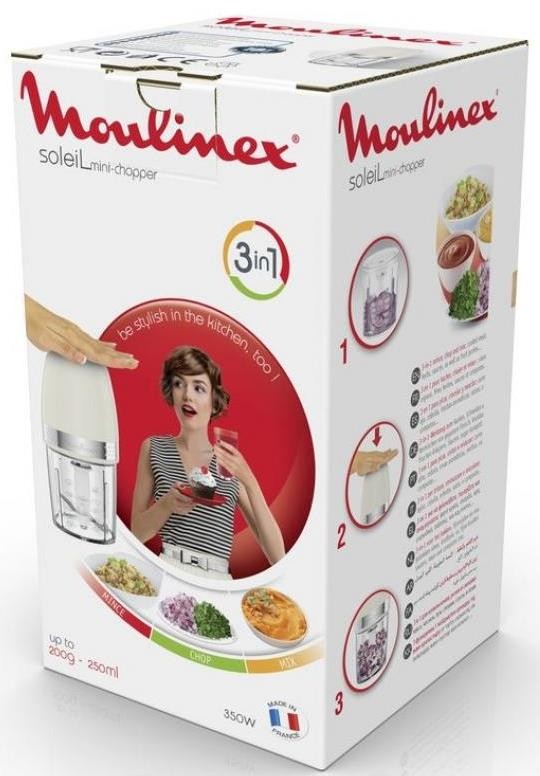 Измельчитель Moulinex Soleil DJ 360A10, Светло-коричневый детальное изображение - 6