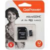 Карта памяти GoPower MicroSD + SD адаптер (00-00025675), 32 Гб вариант - 1