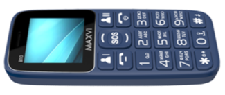 Мобильный телефон MAXVI B110, 32 Мб, Синий, Dual mini-SIM детальное изображение - 3