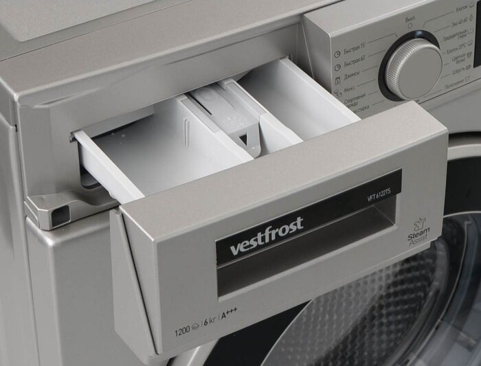 Стиральная машина Vestfrost VFT 6122TS, Серебристый №5