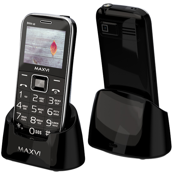 Мобильный телефон MAXVI B6ds up, 32 Мб, Черный, Dual mini-SIM детальное изображение - 3