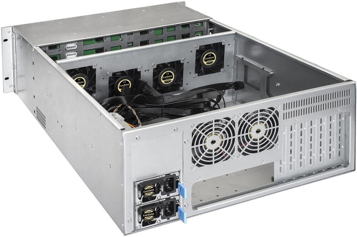 Серверный корпус ExeGate Pro 4U660-HS24/Redundant 2x1200W, 1200 Вт, Черный №3