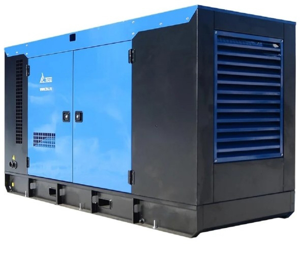 Генератор дизельный ТСС АД-300С-Т400-1РКМ16 (TTD 420TS ST) 029519, в кожухе, 300 кВт, Синий детальное изображение - 1