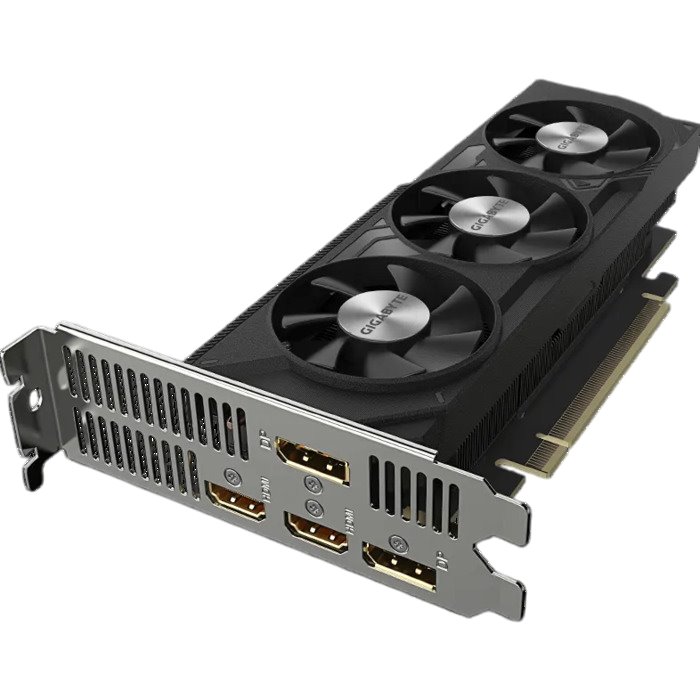 Видеокарта Gigabyte NVIDIA GeForce RTX 4060, GV-N4060OC-8GL, 8 ГБ, Черный детальное изображение - 1