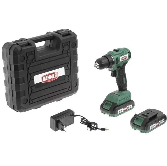 Аккумуляторная дрель-шуруповерт Hammer ACD18BL 824164, 18 В, 50 Нм, 2 А·ч  №2