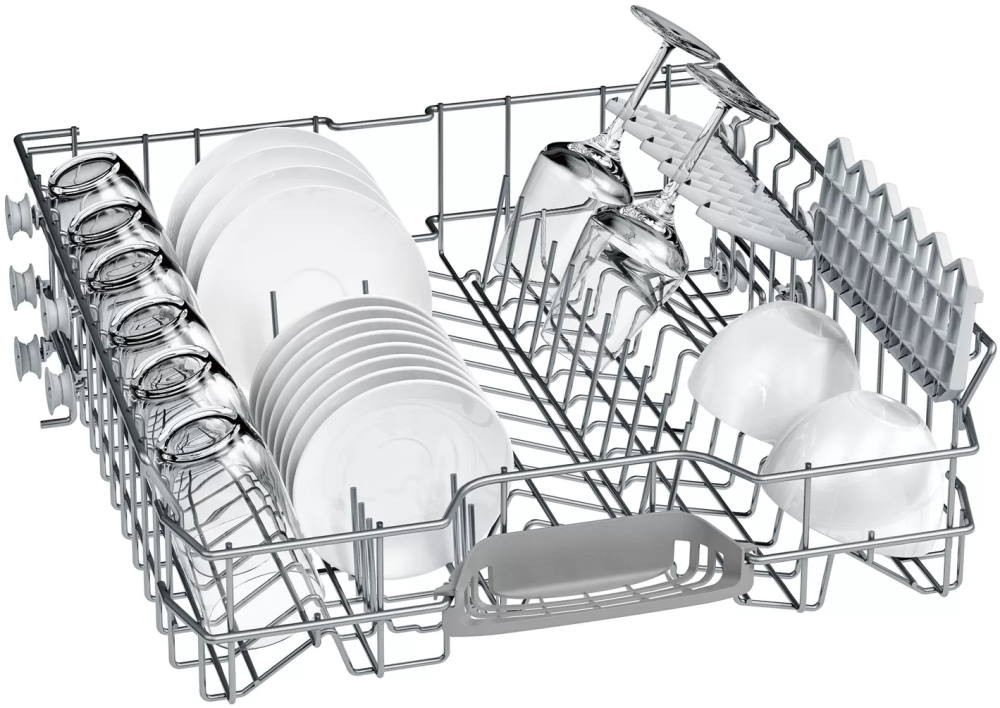 Встраиваемая посудомоечная машина Bosch SMV 25CX10Q, белая детальное изображение - 6