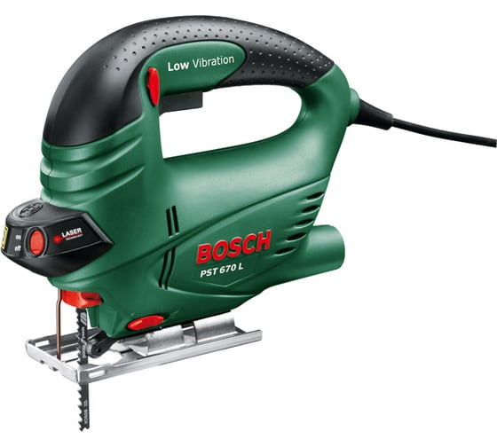 Лобзик Bosch PST 670 L 0.603.413.120, 220, 20 мм, 500 Вт детальное изображение - 1