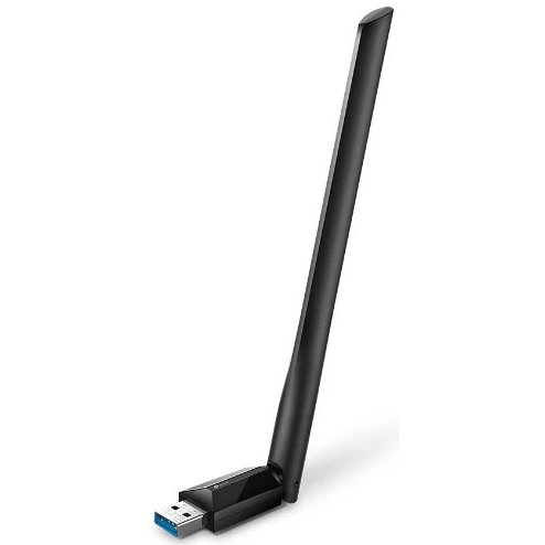 Wi-Fi адаптер TP-Link Archer T3U Plus, Wi-Fi 5, Черный детальное изображение - 1
