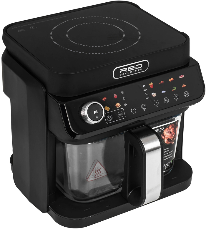 Аэрогриль RED ColorCook MC550, 5.5 л, 1400 Вт, Черный №2
