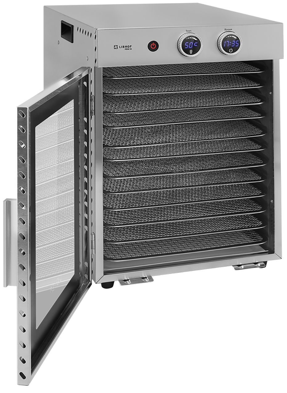 Дегидратор Libhof FDM-12, 1000 Вт, Серебристый детальное изображение - 2