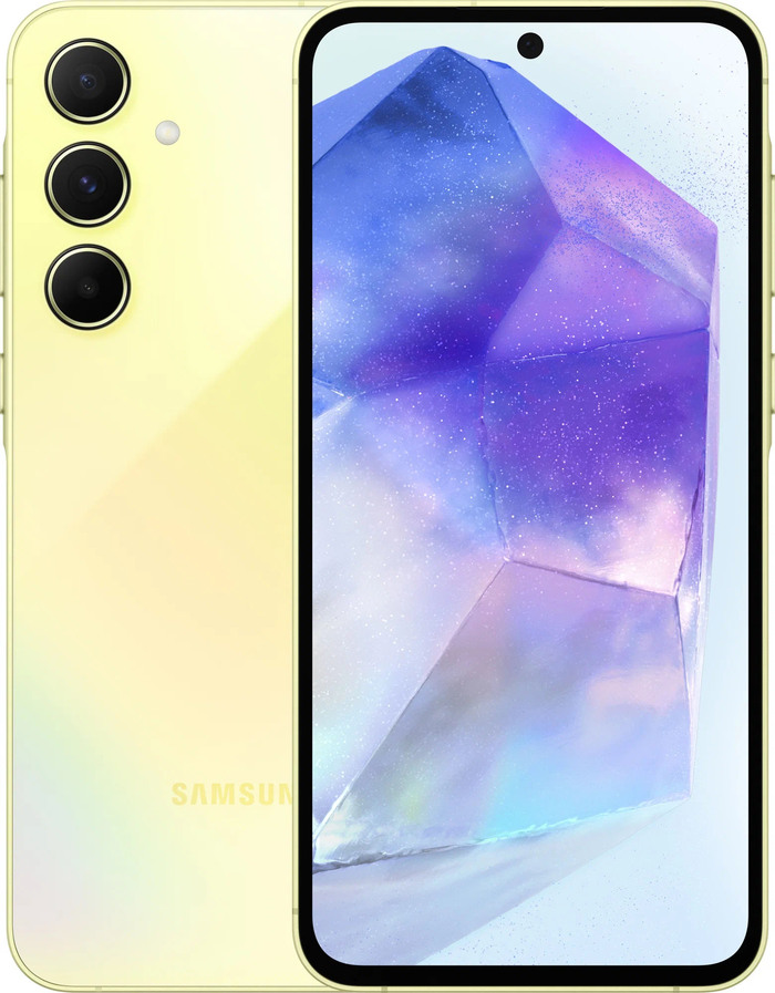 Смартфон Samsung Galaxy A55 5G 256 ГБ, Желтый, Dual nano Sim + eSIM №1
