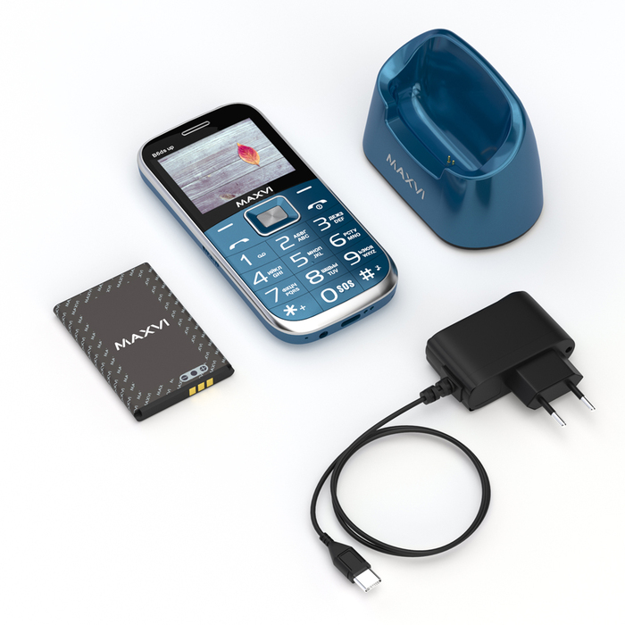 Мобильный телефон MAXVI B6ds up, 32 Мб, Синий, Dual mini-SIM №4