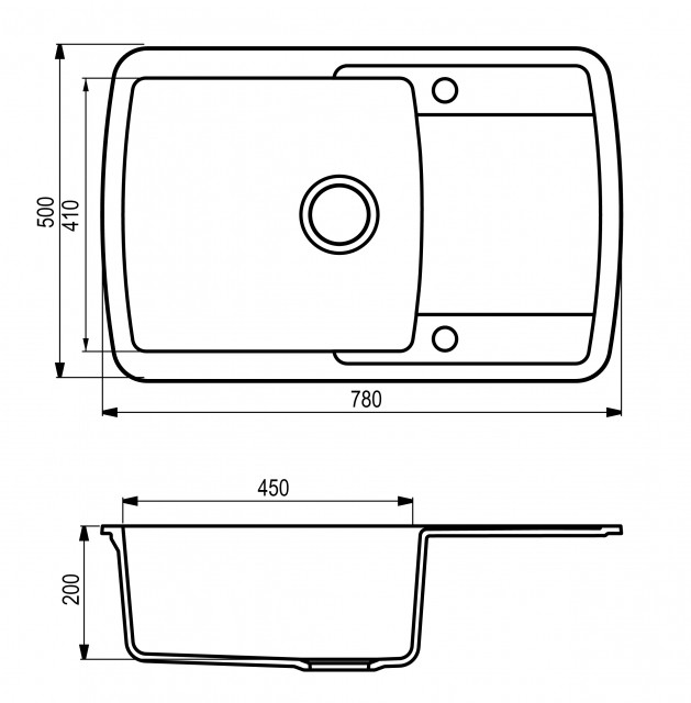 Кухонная мойка Aquasanita Lira SQL101  детальное изображение - 2