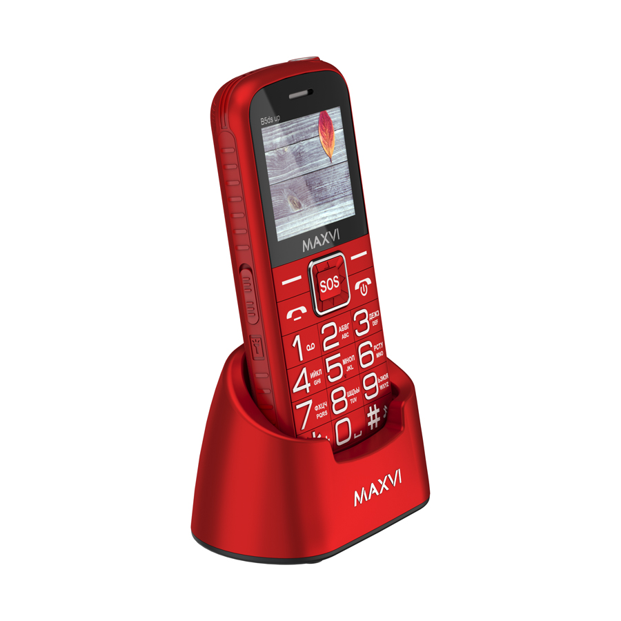 Мобильный телефон MAXVI B5ds up, 32 Мб, Красный, Dual mini-SIM детальное изображение - 7