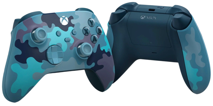 Геймпад Microsoft Xbox Series, Камуфляжный/Голубой №2