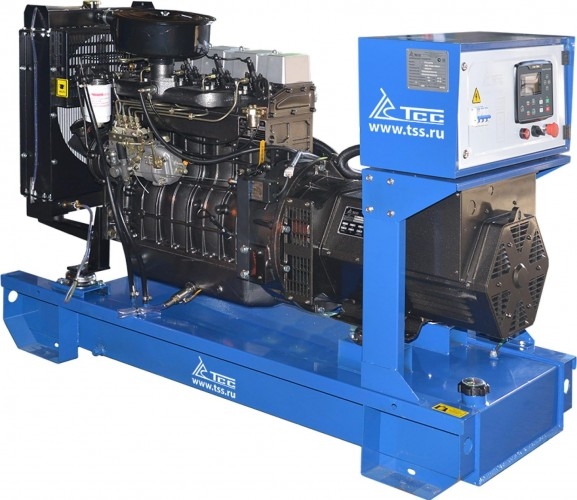 Генератор дизельный ТСС АД-30С-Т400-1РМ16 (TTD 42TS) 028433, открытый, 30 кВт, Синий детальное изображение - 1