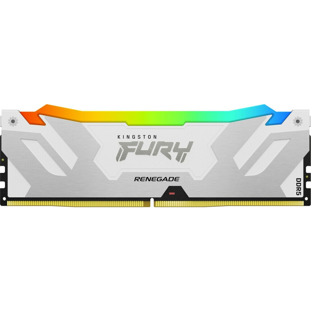 Оперативная память Kingston Fury Renegade White RGB DDR5 8000MHz, KF580C38RWA-16, 16 Гб детальное изображение - 1